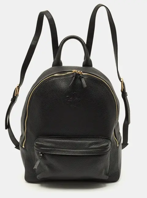Tory Burch Thea Black Leather Backpack