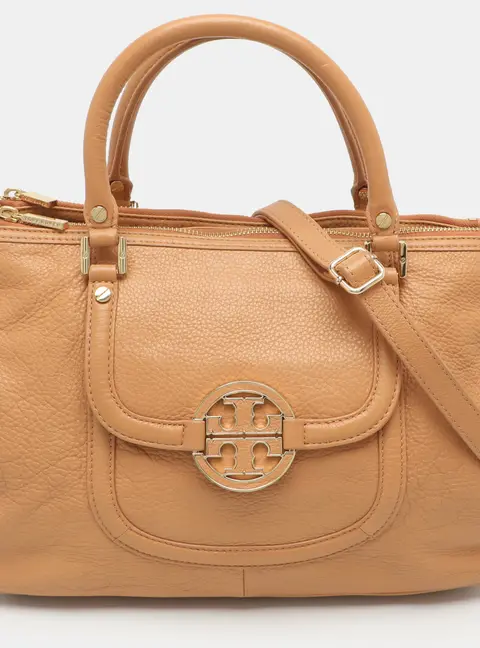 Tory Burch Amanda Beige Leather Tote