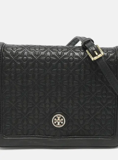 Tory Burch Bryant Black Leather Shoulder Bag