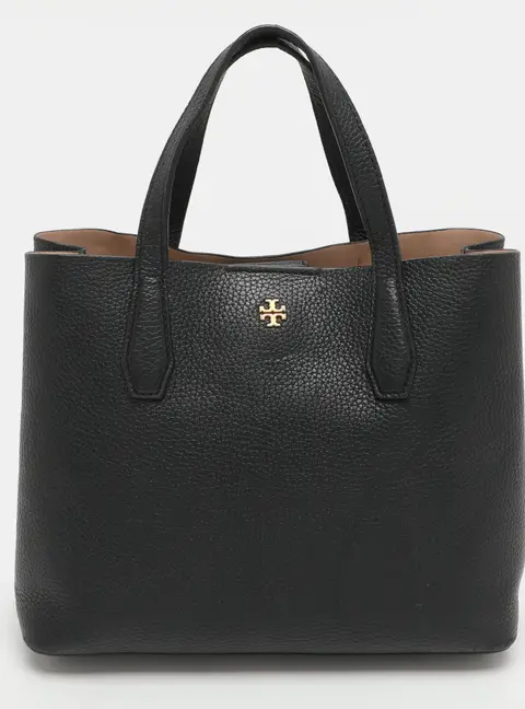 Tory Burch Blake Small Black Leather Tote