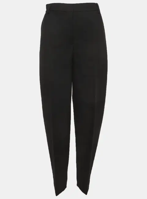 Toteme Black Wool Wide Leg Pants M