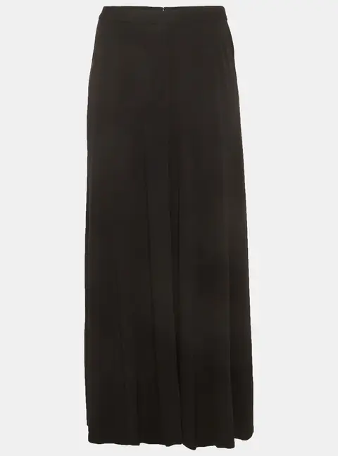 Toteme Black Fluid Jersey Midi Skirt S