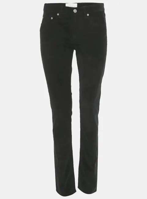 Sandro Black Corduroy Skinny Jeans M/Waist 29"