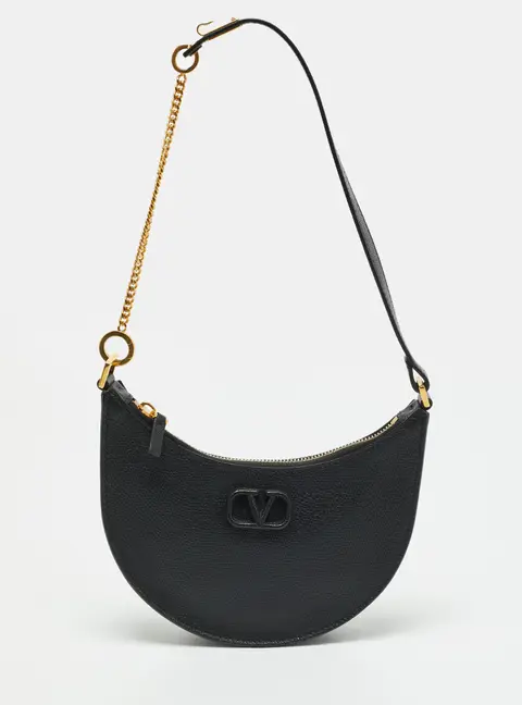 Valentino VLogo Mini Leather Hobo