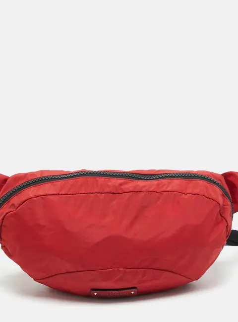 Valentino Red Nylon Belt Bag