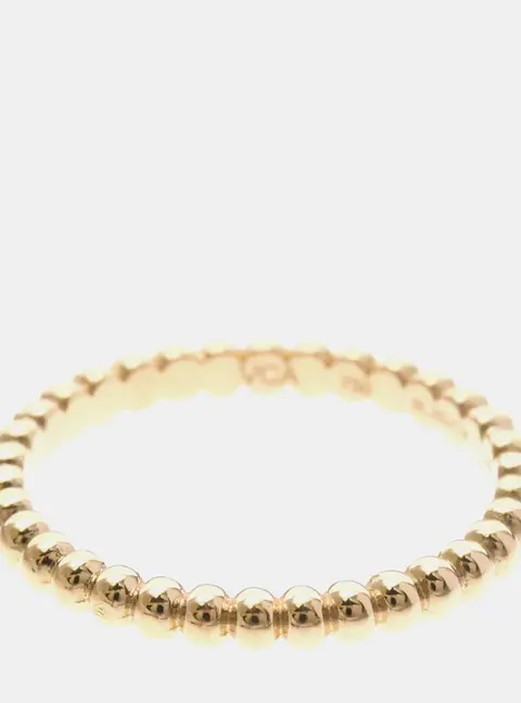 Van Cleef & Arpels Perl&eacute;e 18k Pink Gold Ring EU 48