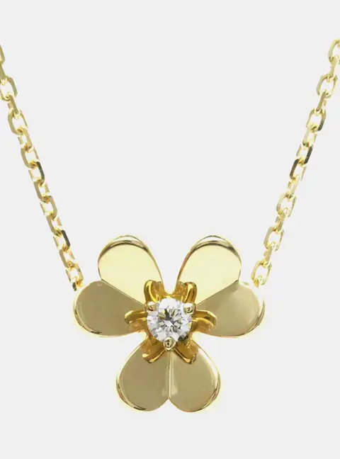 Van Cleef & Arpels Frivole 18K Yellow Gold Diamond Bracelet