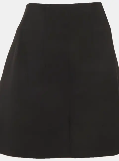 Versace Collection Black Cotton Blend High Rise Shorts L