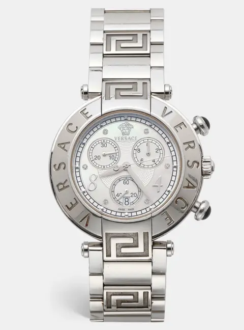 Versace Mother of Pearl Stainless Stainless Reve 68C Women's Wristwatch 40 mm
