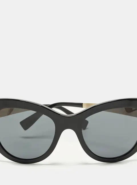 Versace Black MOD 4325 Medusa Cat Eye Sunglasses