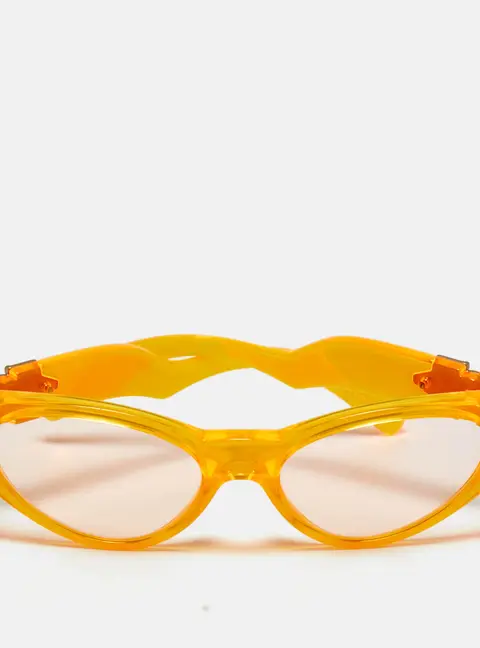 Versace Orange MOD 4373 Medusa Cat Eye Sunglasses