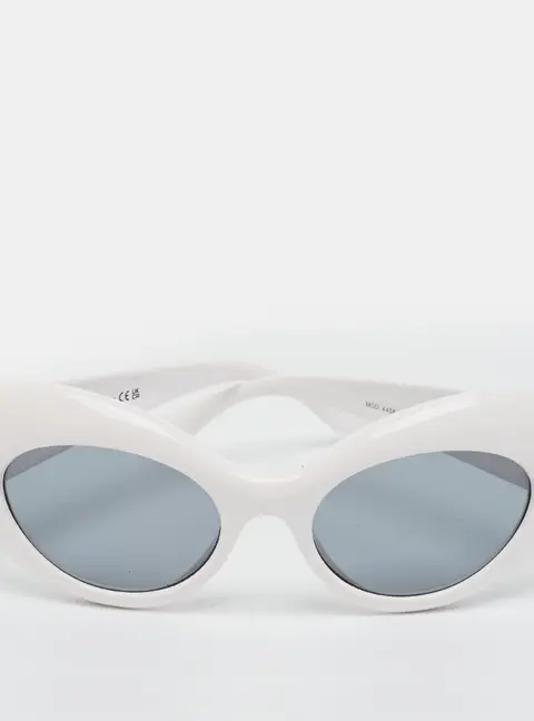 Versace White/Black MOD 4456U Frame Cat Eye Sunglasses