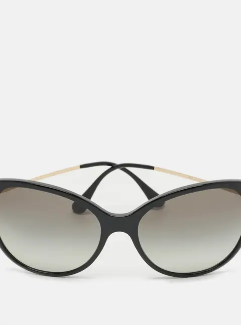 Versace Black MOD 4316 B Crystal Cat Eye Sunglasses