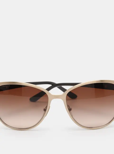 Versace Gold Tone Metal 2147-B Sunglasses