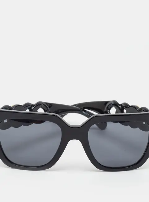 Versace Black MOD 4409 Icon Medusa Square Sunglasses