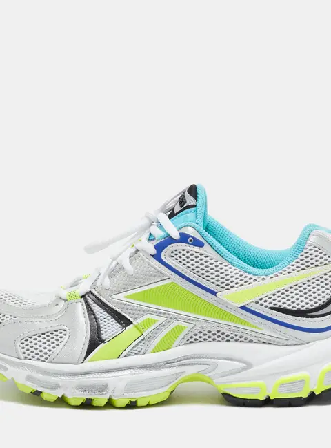 Vetements Multicolor Fabric and Leather Sock Runner Lace Up Sneakers Size 36