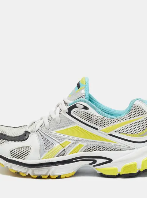 Vetements Spike Runner 200 Size 36 Multicolor Fabric and Leather Lace Up Sneakers