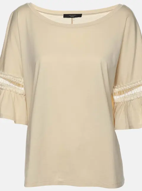 Weekend Max Mara Cream Cotton Top L