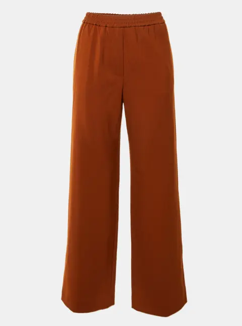 Weekend Max Mara Brown Wool Straight Leg Pants S