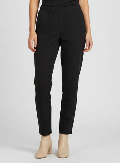 Weekend Max Mara Black Jersey Elasticated Pants XS