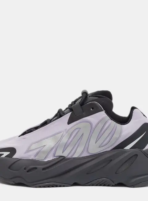 Yeezy x Adidas Boost 700 MNVN Geode Size Purple Nylon Slip On Sneakers