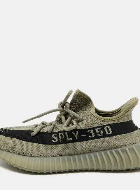 Yeezy x Adidas Granite Boost 350 V2 Size 39.5 Ash Grey Knit Fabric Low Top Sneakers