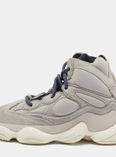 Yeezy x Adidas Yeezy 500 Size 37.5 Grey Nubuck Leather and Suede High Top Sneakers