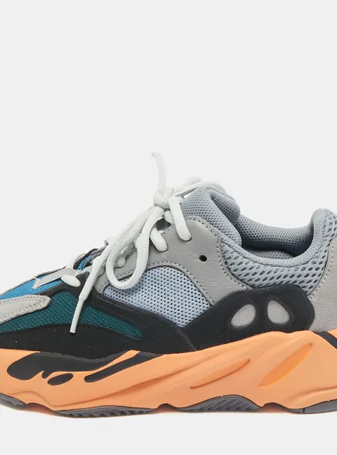Yeezy x Adidas Multicolor Leather and Suede Boost 700 Wave Runner Sneakers Size 39 1/3