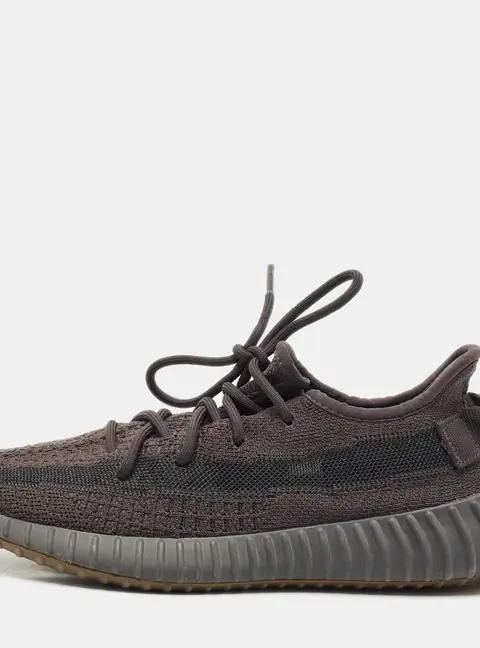 Yeezy x Adidas Black Knit Fabric Boost 350 V2 Cinder Sneakers Size 40