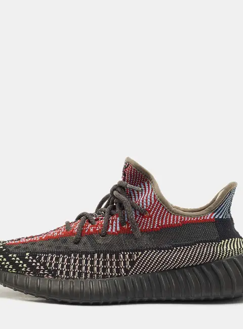 Yeezy x Adidas Multicolor Knit Fabric Boost 350 V2 Yecheil (Non-Reflective) Sneakers Size 42 2/3
