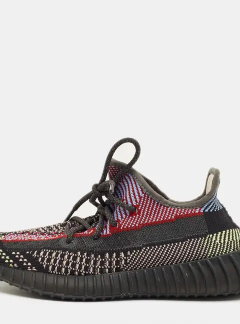 Yeezy x Adidas Multicolor Knit Fabric Boost 350 V2 Yecheil (Non-Reflective) Sneakers Size 38 2/3