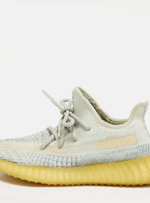 Yeezy x Adidas Boost 350 V2 Size 38 Blue Knit Fabric  Cloud White (Non-Reflective) Low Top Sneakers