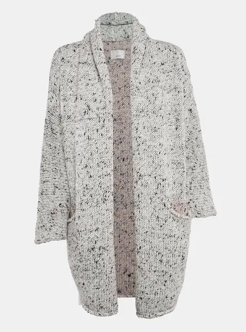 Zadig & Voltaire Grey Knit Open Front Cardigan XS/S