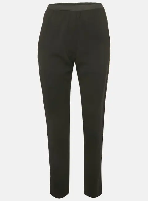 Zadig & Voltaire Black Crepe Paule Band Trousers M