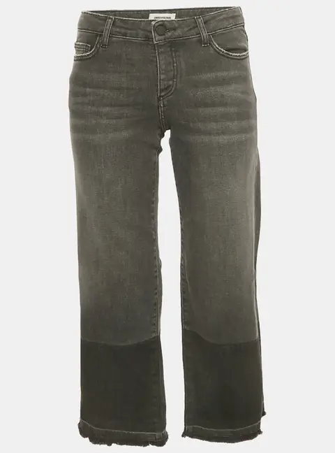 Zadig & Voltaire Grey Washed Denim Bay Gris Jeans M/Waist 28"
