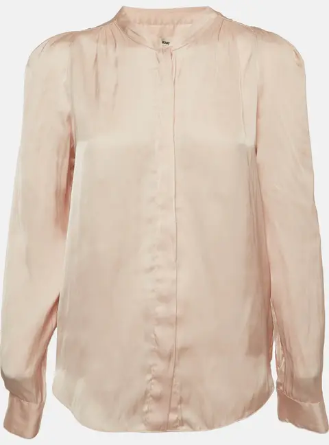 Zadig & Voltaire Pink Touchy Satin Top S