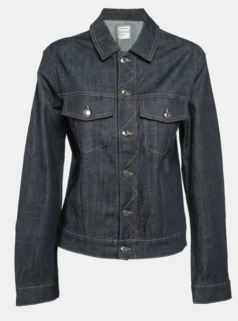 Zadig & Voltaire Blue Denim Button Front Base Brut Jacket M