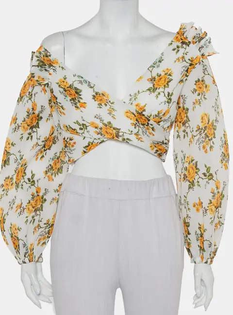 Zimmermann Golden Surfer Bodice Top S