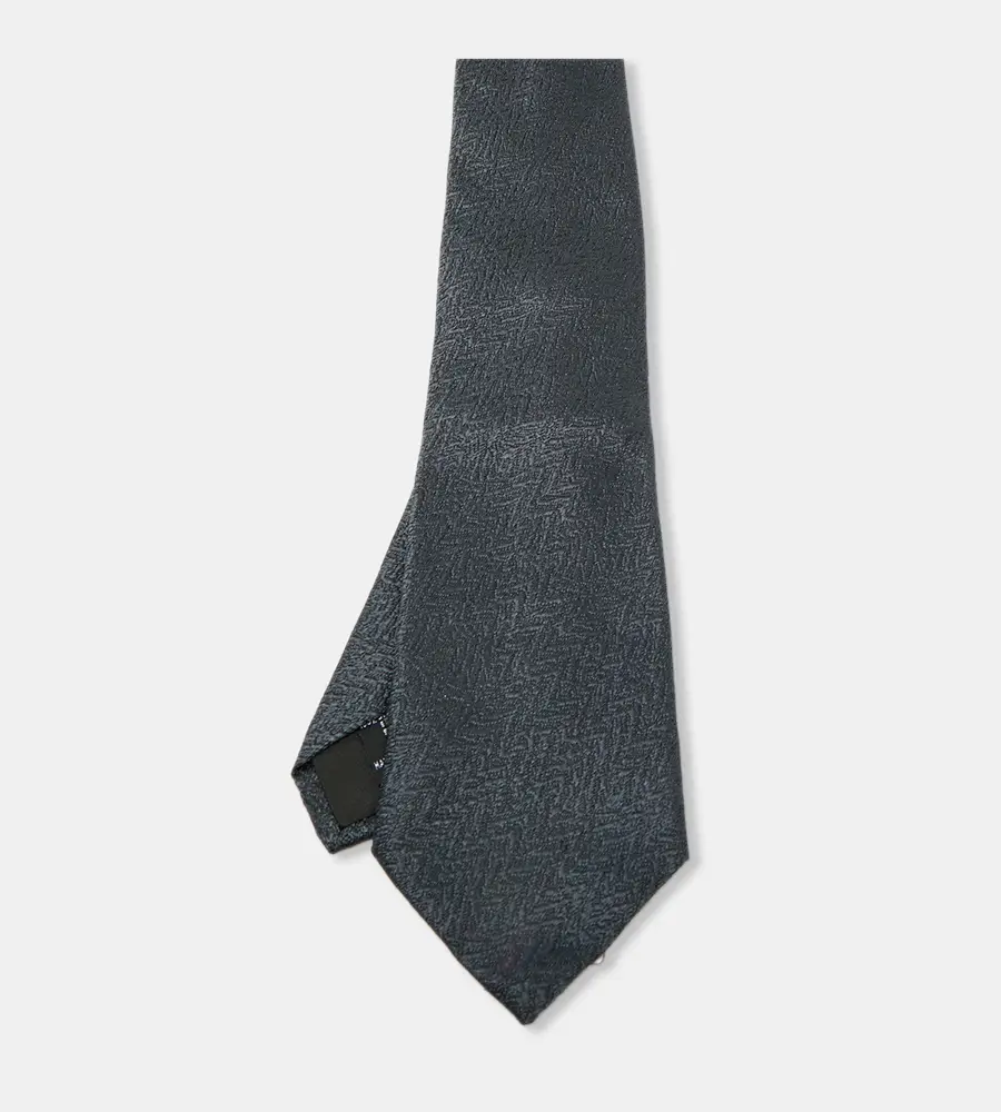 S.T. Dupont Blue Jacquard Traditional Tie