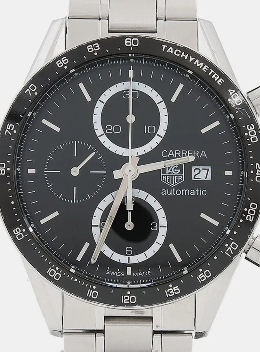 Tag Heuer Carrera CV2010-3 Automatic Chronograph Stainless Steel Men's Wristwatch 41.5mm