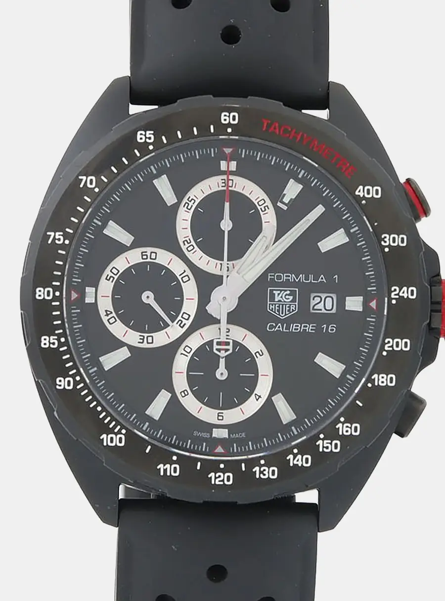 Tag Heuer Formula 1 Calibre 16 CAZ2011.FT8024 Black Stainless Steel Automatic Men's Wristwatch 44mm