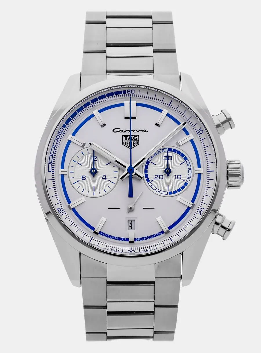 Tag Heuer Carrera Chronograph x Porsche CBN2016.EB0275 White Stainless Steel Automatic Men's Wristwatch 42mm