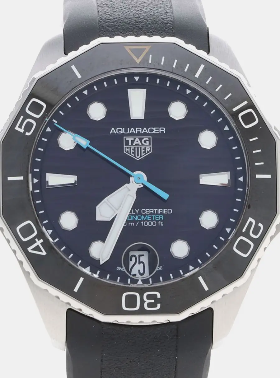 Tag Heuer Aquaracer WBP5110.FT6257 Black Stainless Steel Automatic Men's Wristwatches 42mm