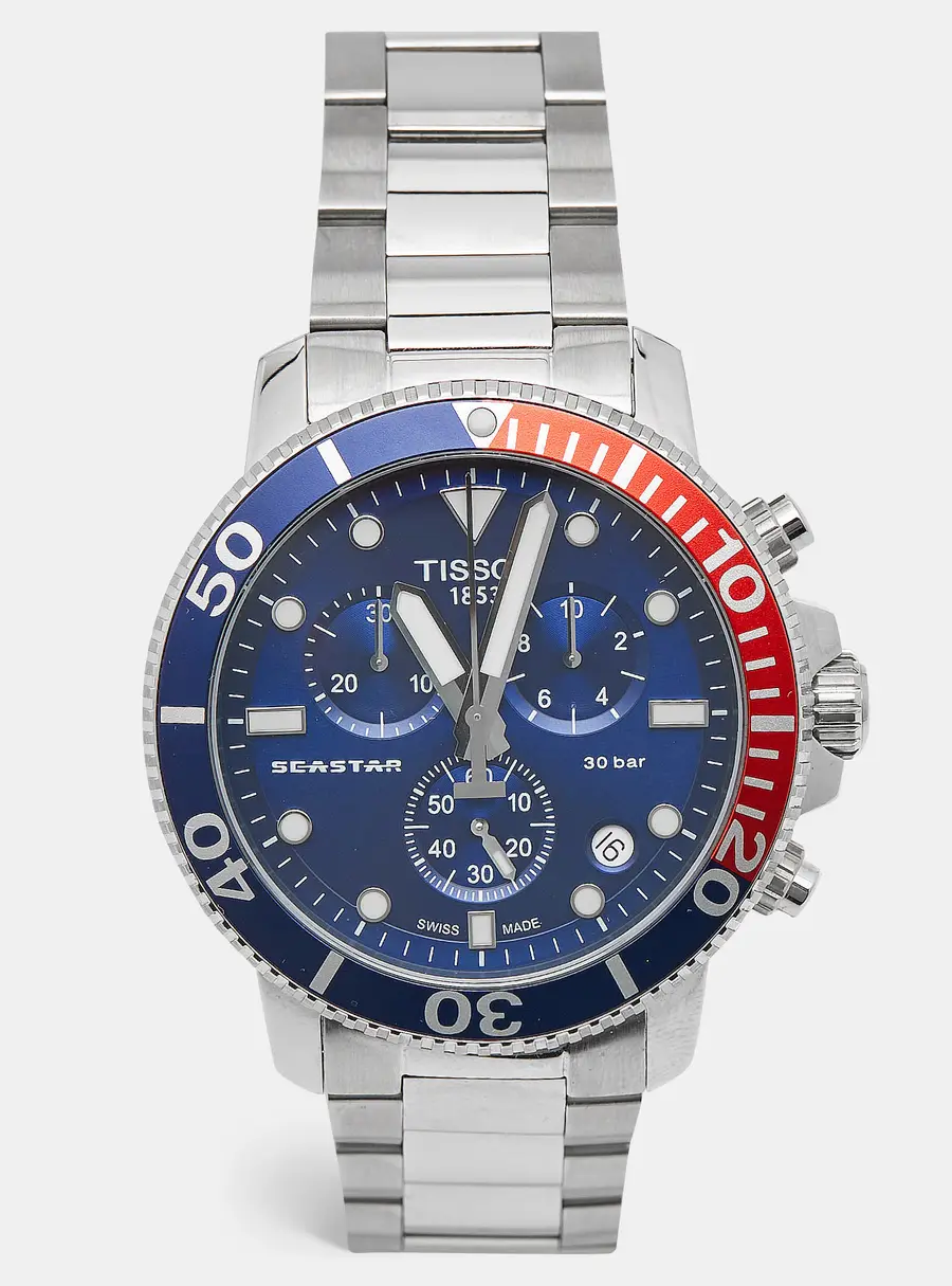 Tissot Seastar 1000 T120.417.11.041.03 Blue Dial Stainless Steel Men's Wristwatch 45.50 mm