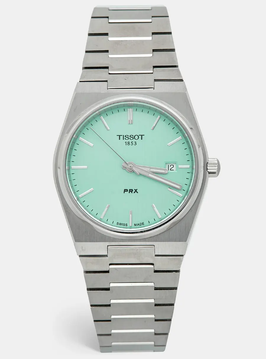 Tissot PRX T137.410.11.091.01 Light Green Dial Stainless Steel Men's Wristwatch 40 mm