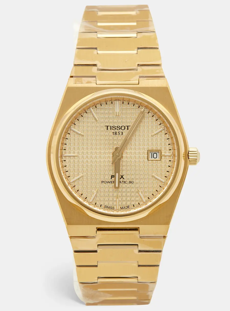 Tissot PRX T137.407.33.021.00 Champagne Dial PVD Coated Stainless Steel Men's Wristwatch 40 mm