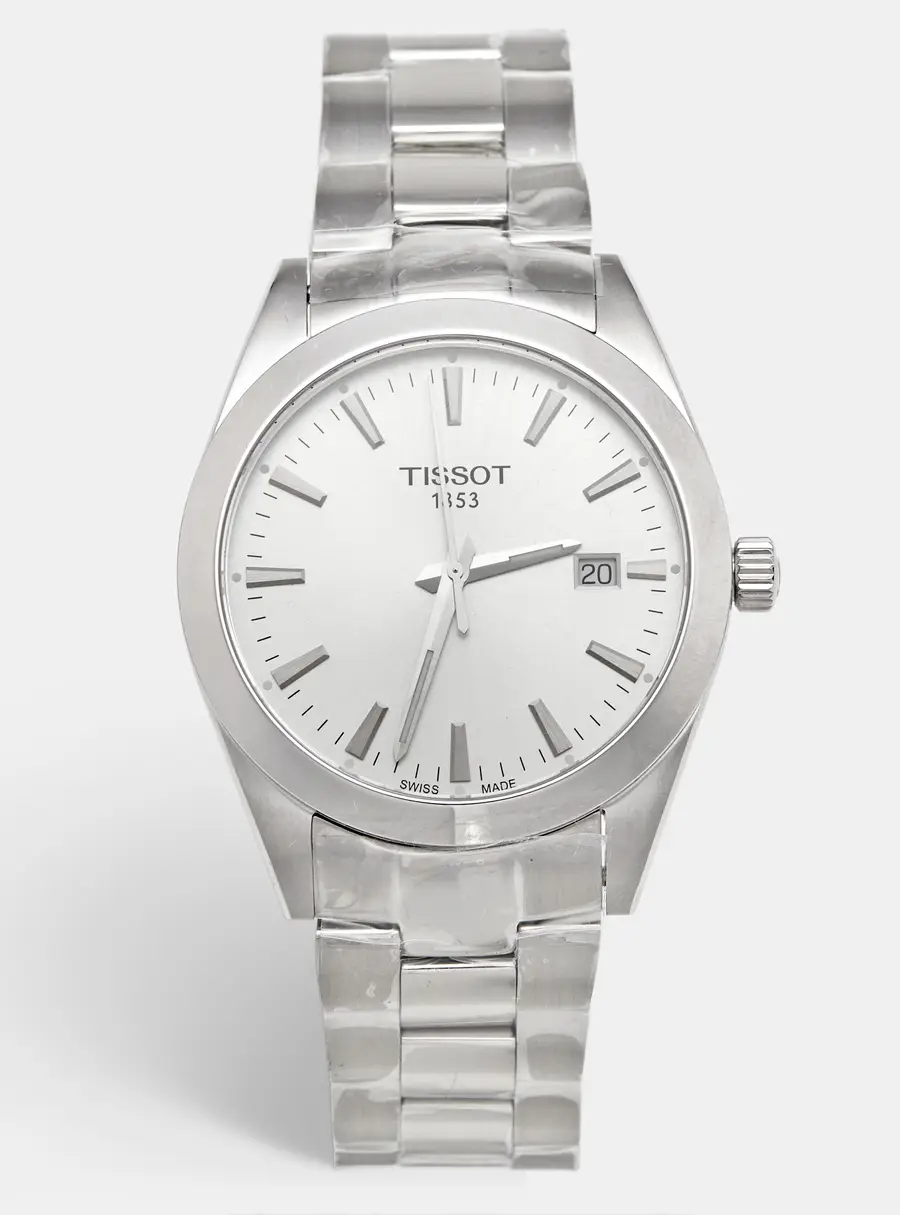 Tissot Gentleman T127.410.11.031.00 Silver Dial Stainless Steel Men's Wristwatch 40mm