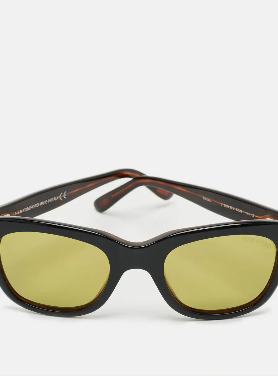 Tom Ford Brown Snowdon Square Sunglasses