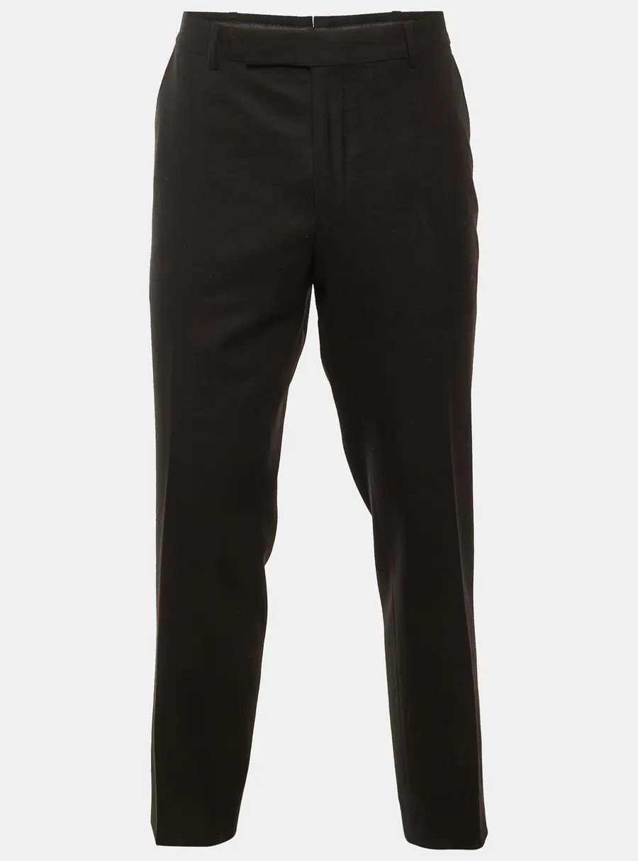 Tom Ford Black Wool Straight Leg Pants 3XL