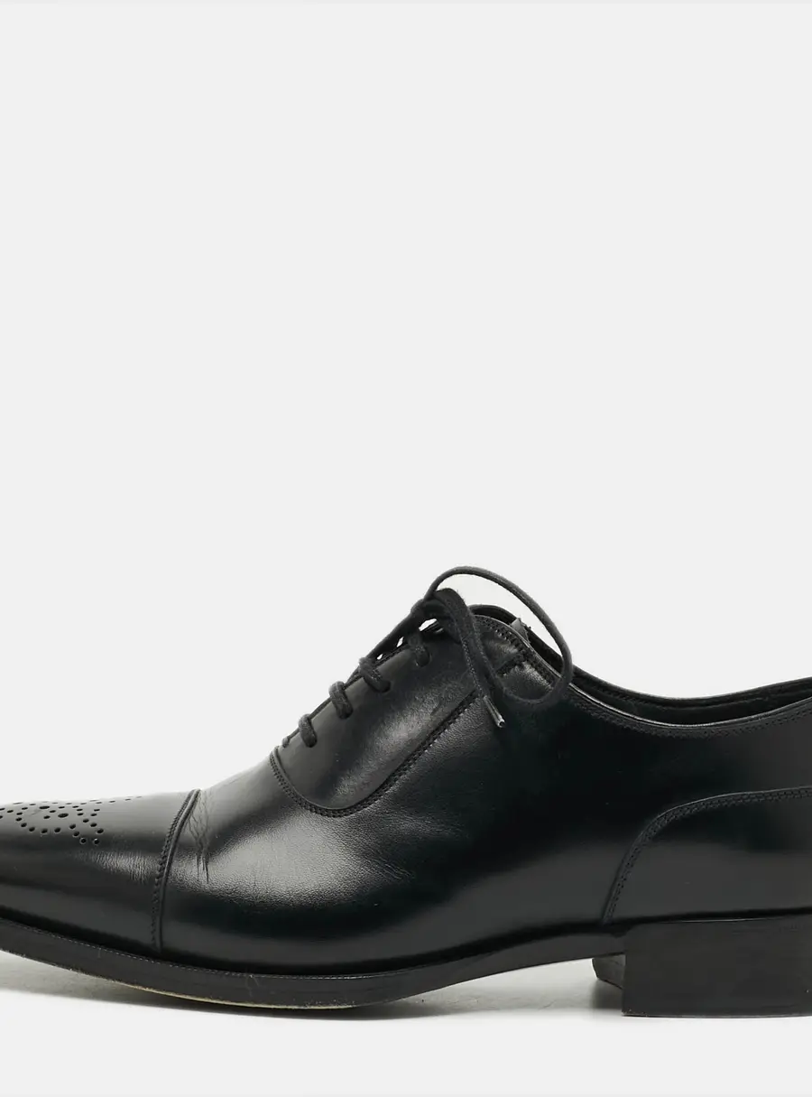 Tom Ford Size 39 Black Leather Oxfords